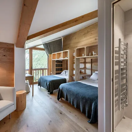 公寓 Appartement Contemporain Skis Aux Pieds Avec Parking Au Coeur De Courchevel 1650 - Fr-1-563-83