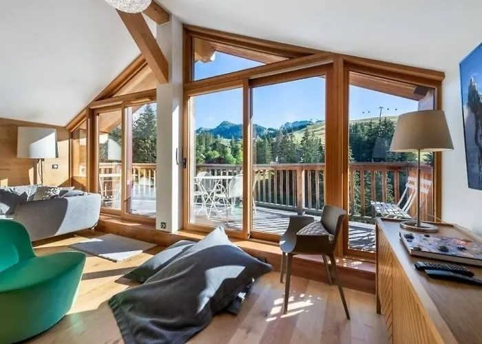 公寓 Appartement Contemporain Skis Aux Pieds Avec Parking Au Coeur De Courchevel 1650 - Fr-1-563-83 *